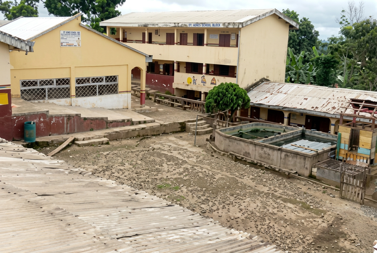 UAC school buildings and classroom blocks on the campus