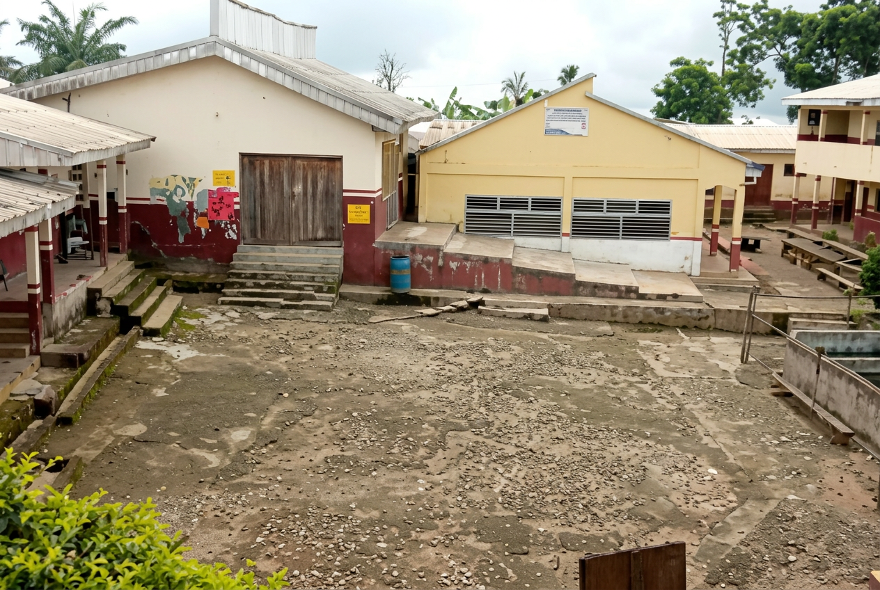 Courtyard and classroom facilities at a UAC school